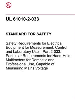 UL 61010-2-033 PDF UL 61010-2-033 PDF